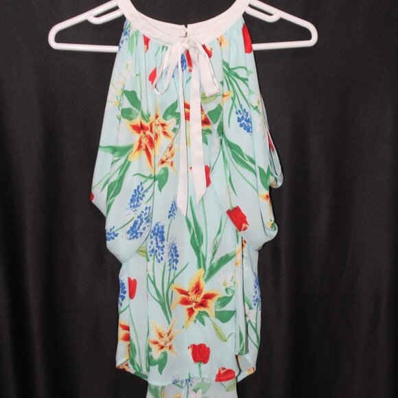 New York and Company Floral Sleeveless Top - Picture 11 of 11